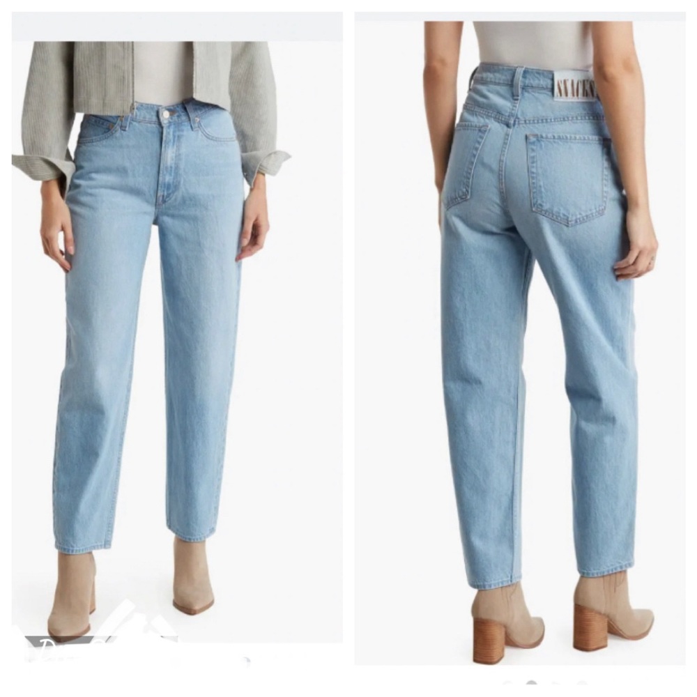 MOTHER Double Stack Ankle Straight Leg Jeans Delicious Memories Just a Nibble 28